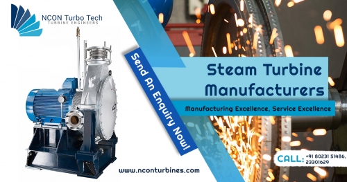 Saturated Steam Turbine Manufacturers - nconturbines.com