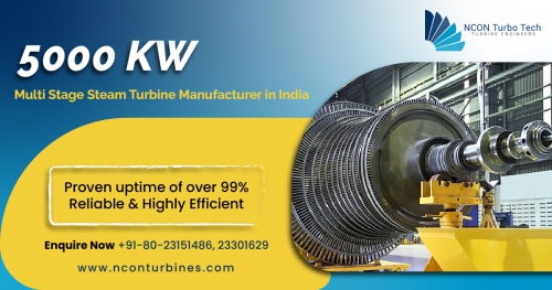 Low Pressure Steam Turbine Manufacturers - Nconturbines.com