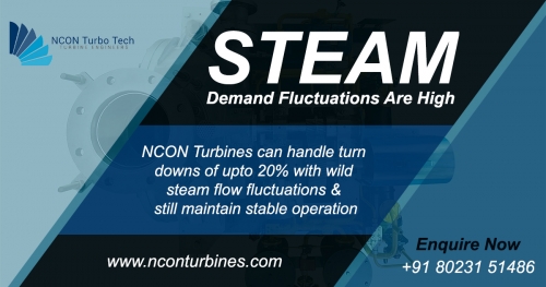 Back Pressure Steam Turbine Manufacturers - Nconturbines.com