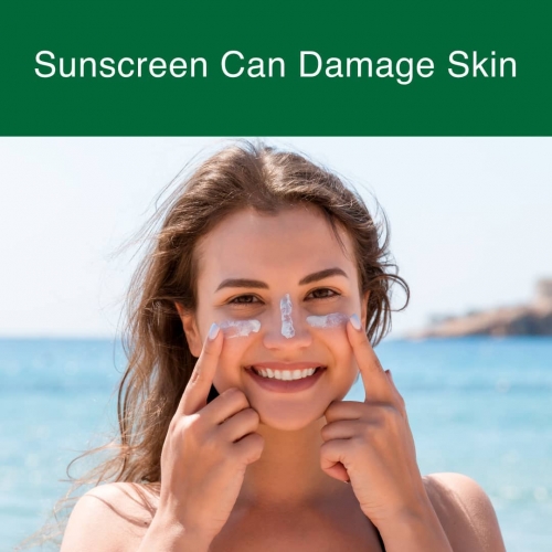 Sunscreen Can Damage Skin