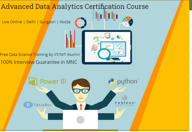 Job Oriented Data Analyst Course, Delhi, Noida, Ghaziabad, SLA Institute, Power BI, Tableau, Training Certification,