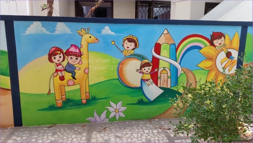 Play school Wall Painting