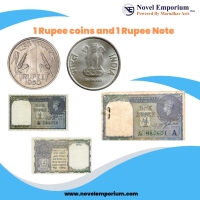 1 rupee coins |1 Rupee Note Bundle | note collector